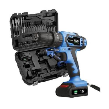 Imagem de Parafusadeira/Furadeira de Impacto EOS MaxPro EPF01MFPRO 12v Bateria e