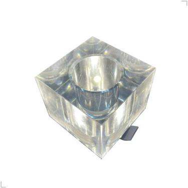 Imagem de Spot De Embutir Nyx Cubo De Cristal Led Branco Quente 3200k 3w - DLIGH