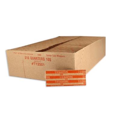 Imagem de Huron Embalagem plana para moedas laranja $10 (1000 peças)