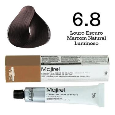 Imagem de Coloração Majirel 6.8 Louro Escuro Marrom Natural Luminoso  L'Oréal - 