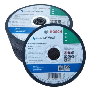 Imagem de Kit 40 Discos Corte De Aço Inoxidável Bosch De 4 1/2 X1mm