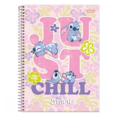 Imagem de Caderno Espiral Universitário 1 Mat 80 Fls Stitch - Foroni