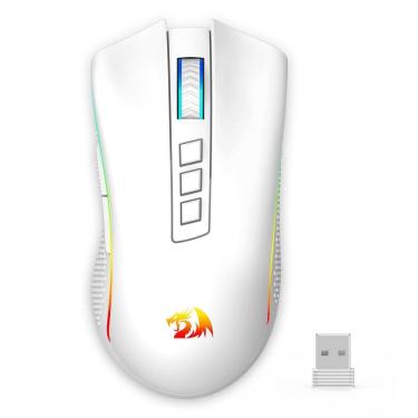 Imagem de Mouse Gamer Cobra 16.000DPI, Branco, M711W-PRO, REDRAGON