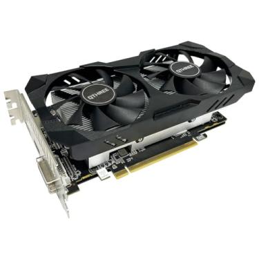 Imagem de QTHREE Placa de vídeo Radeon RX 560 XT 8GB GDDR5, 1792SP, 128 bits, DVI, HDMI, DP, placa de vídeo de jogos para PC, GPU de computador, PCI Express x16 3.0