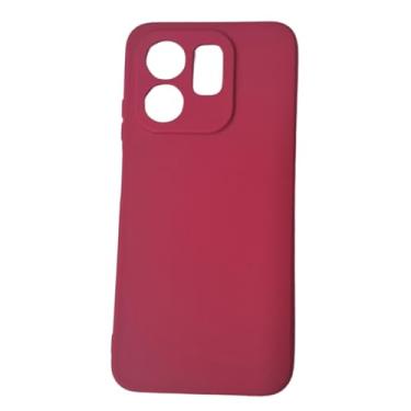 Imagem de Capa Capinha Case Compativel Para Infinix Smart 9 / Hot 50i (vermelho pastel)