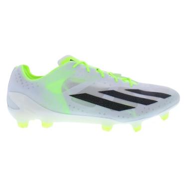 Imagem de adidas Tênis unissex adulto X Crazyfast League Firm Ground, Branco nuvem, preto/branco-limão lúcido, 14.5 Women/13.5 Men