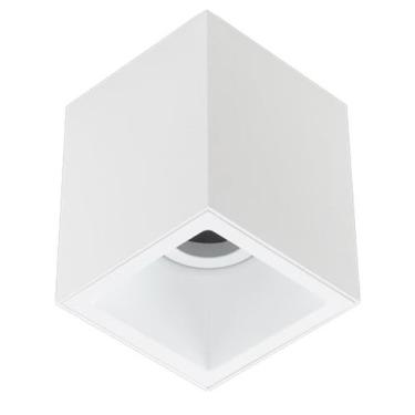 Imagem de Plafon Square Out Dicroica Branco Direcionavel Stella
