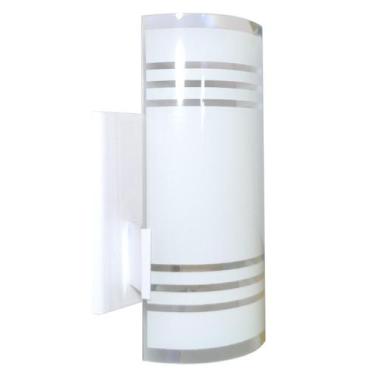 Imagem de Arandela Calha de Parede Com Vidro Pintado - CM GLASS - CLEIDE O. M. L