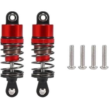 Imagem de Choques à prova de vazamento de óleo RC 1/10, 2 peças de choques ajustáveis preenchidos a óleo 52 mm-120 mm para 1/10 RC Buggy Truggy On Road Touring Drift Cars Monster Trucks peças de atualização (2