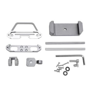 Imagem de RiToEasysports Carro de Controle Remoto, Suporte de Metal do Quadro do Protetor de Tela do Transmissor do Carro de Rc Com Suporte do Telefone para Nb4 (GRAY)