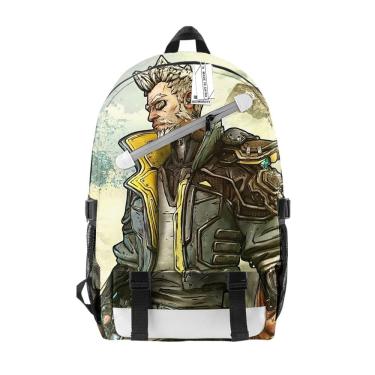 Imagem de Mochila escolar Borderlands Anime para estudantes 30x18x44cm