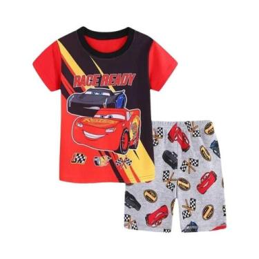 Imagem de Conjunto De Pijamas De Verão Para Crianças Meninos E Meninas Em Algodã