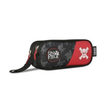 Imagem de Estojo One Piece Escolar Duplo Luffy Licenciado - Clio