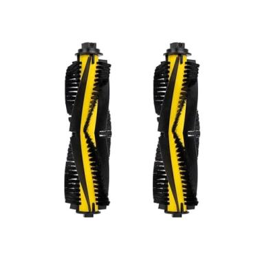 Imagem de Hujscufdjy Escova de rolo principal + kit de substituição de escova lateral acessórios de peças sobressalentes para aspirador de pó, compatível com Ilife V7s V7 V7s Pro (2 peças de escova principal)