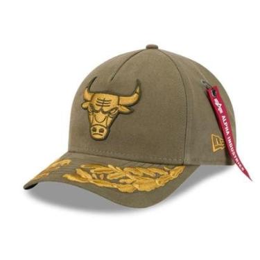 Imagem de BONE NEW ERA 9FORTY M-CROWN CHICAGO BULLS NBA VERDE-Masculino