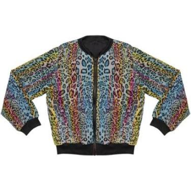 Imagem de Jaqueta Juvenil Look Jeans Bomber Chifon Preta - UNICA - 8-Feminino