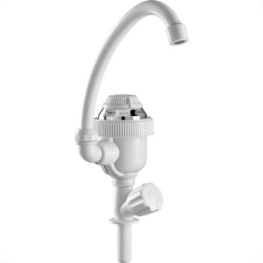 Imagem de Torneira Eletrica Sintex Mesa Branca Alta 220V Teb244, Branco, 220V