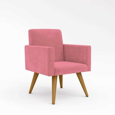 Imagem de Poltrona Decorativa - Escritório - Recepção - Rosa