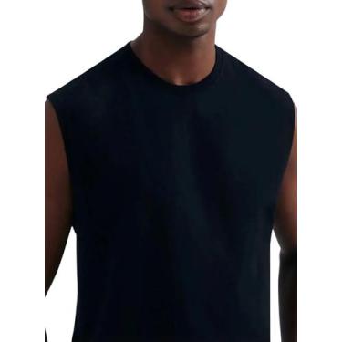 Imagem de Regata Hering 4AL9 Masculina Alças largas Super Cotton T. P/XXG, M, N1