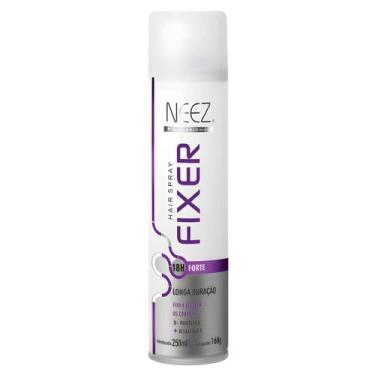 Imagem de Spray Fixador De Cabelo Profissional Neez Laque Capilar Fixação Forte 