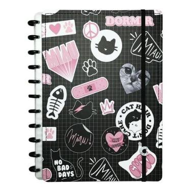 Imagem de Caderno Inteligente By Uatt Miau Lover Grande 80 Folhas CIGD4098 - CI 