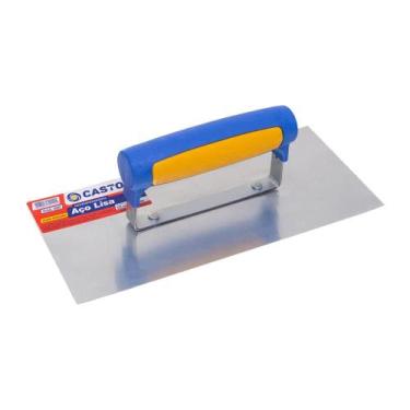 Imagem de Desempenadeira de Aço Lisa 12x27cm Castor 220