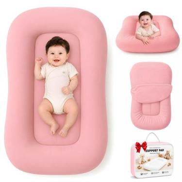Imagem de Almofada de Apoio para Bebê Mapotf Rosa Antigo