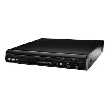 Imagem de Dvd Player Mondial D 20 com Função Karaokê e USB Bivolt Loi