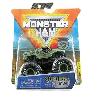 Imagem de Monster Jam 2020 Spin Master 1:64 Caminh o Monstro Fundido com Pulseira: Legacy Trucks Soldier Fortune
