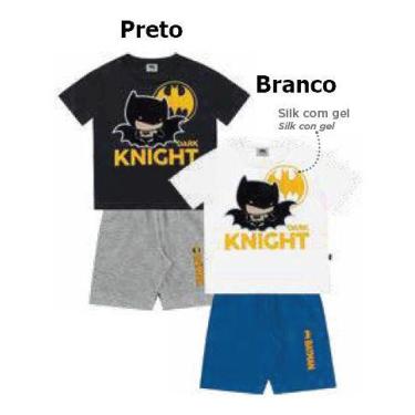 Imagem de Conjunto Infantil Batman Camiseta E Bermuda Fakini  03534