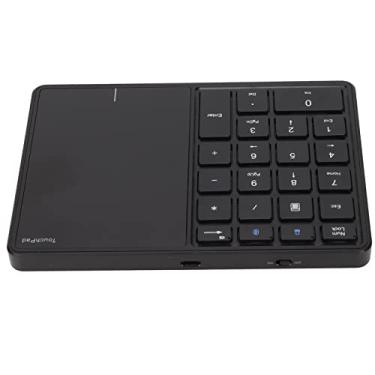 Teclado numérico sem fio Teclado numérico Teclas numpad portátil 2,4 GHz  Número de contabilidade financeira Extensões de teclado 10 Tecla para  Laptop PC Desktop Nota