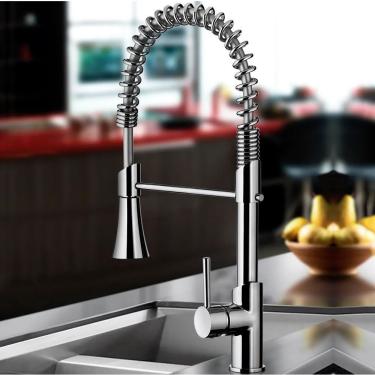 Imagem de Torneira Gourmet Monocomando Fria Quente Cromada 50cm Lorben