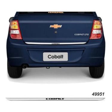 Imagem de Friso Porta Malas Gm Cobalt 2012 A 2018 Cromado Com Grafia - Resitank