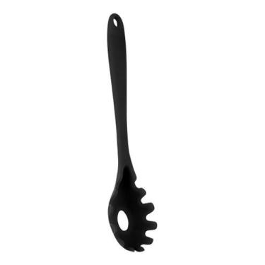 Imagem de Pegador De Silicone Massa Vazado Espaguete Macarrão - Clink, Preto