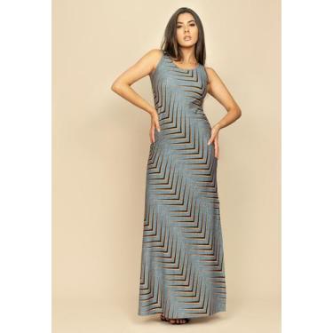 Imagem de Vestido Longo Butiá Malha Regata Estampa Murici - Amazonia Vital