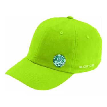 Imagem de Boné Palmeiras Licenciado Tinturado com Patch Supercap 37666, Verde cl