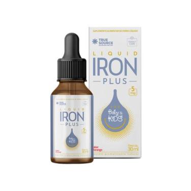 Imagem de Iron Plus Líquido True Source 30ml, Morango
