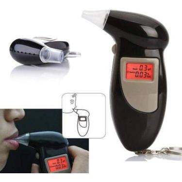 Imagem de Bafômetro Digital Profissional Portátil Bocais Etilômetro - online