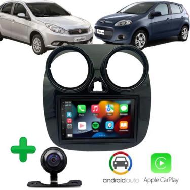 Imagem de Kit Multimidia Android Palio Attractive Grand Siena Moldura 7 Pol Ori 