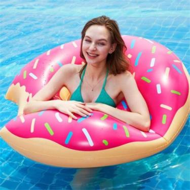 Imagem de Boia Donuts Rosquinha Piscina Inflavel Criança Adulto Grande - Bruartt
