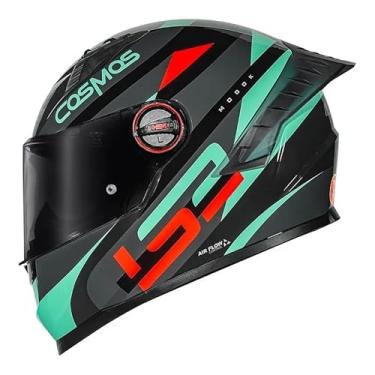 Imagem de Capacete LS2 FF358 Pro Modok Preto Verde e Laranja Tamanho:60