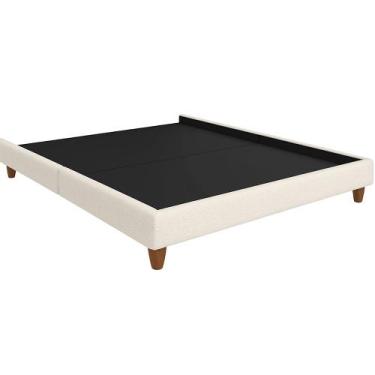Imagem de Cama Japonesa Corea Queen Bouclé Off White - Sallar Home