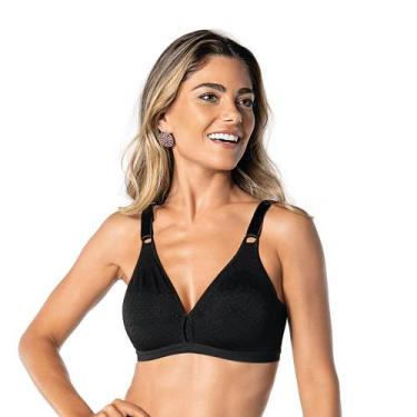 Imagem de Sutiã Sustentação DeMillus Olimpo Poá 061019, Preto, 54