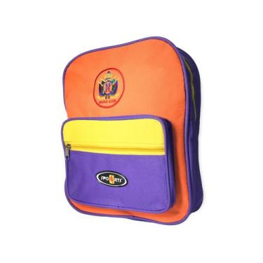 Imagem de Mochila Kids Infantil Escolar Passeio em Tecido Colorido - Nicks Club,