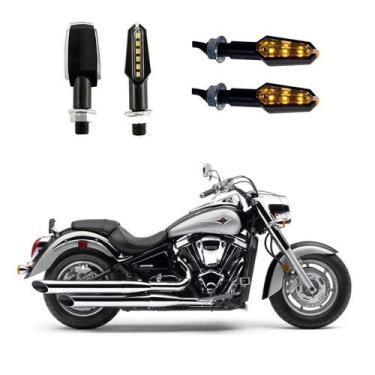 Imagem de KIT 4 Luz Seta Esportiva Pisca de Led Modelo P29 Para Moto VULCAN 2000