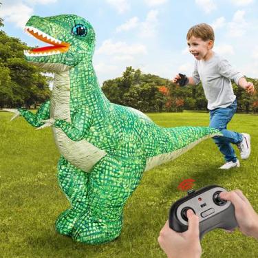Imagem de Controle remoto inflável de brinquedo de dinossauro Jovow 2.4GHZ para 