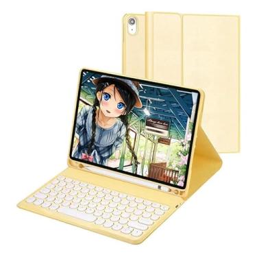 Imagem de Capa Com Teclado Bluetooth Para Galaxy Tablet S6 Lite 10.4