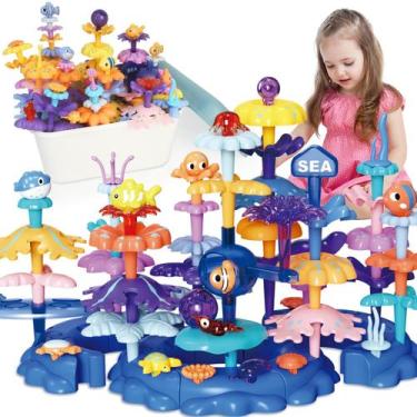 Imagem de Conjuntos de construção de brinquedos SLTBEH Coral Garden Flower por 3