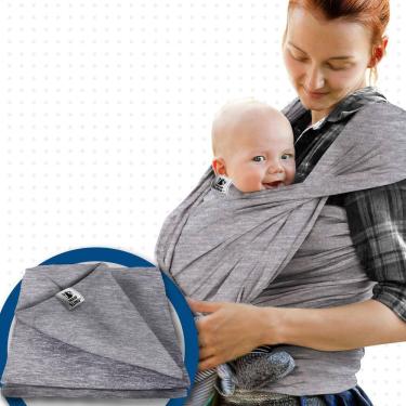 Imagem de Wrap Sling Canguru Bebê Carregador Carrier Enxoval Passeio