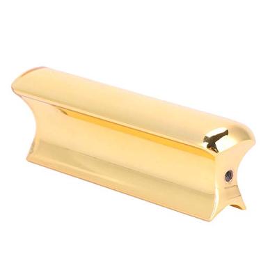 Imagem de SPYMINNPOO Barra Deslizante de Guitarra de Metal Pearse Havaiana, Som Nítido, Excelente Entonação para Jogadores Profissionais, BlackGold (Ouro)